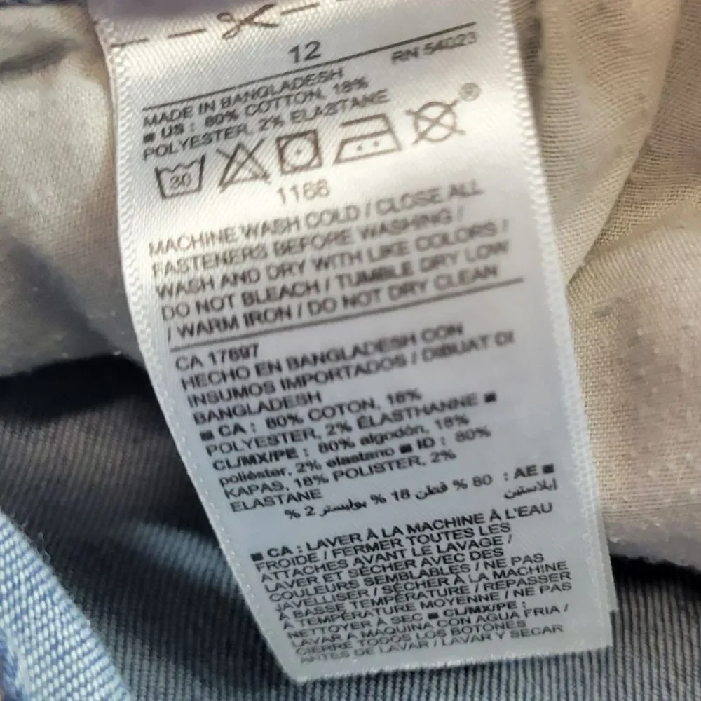 Old Navy Straight jeans 12